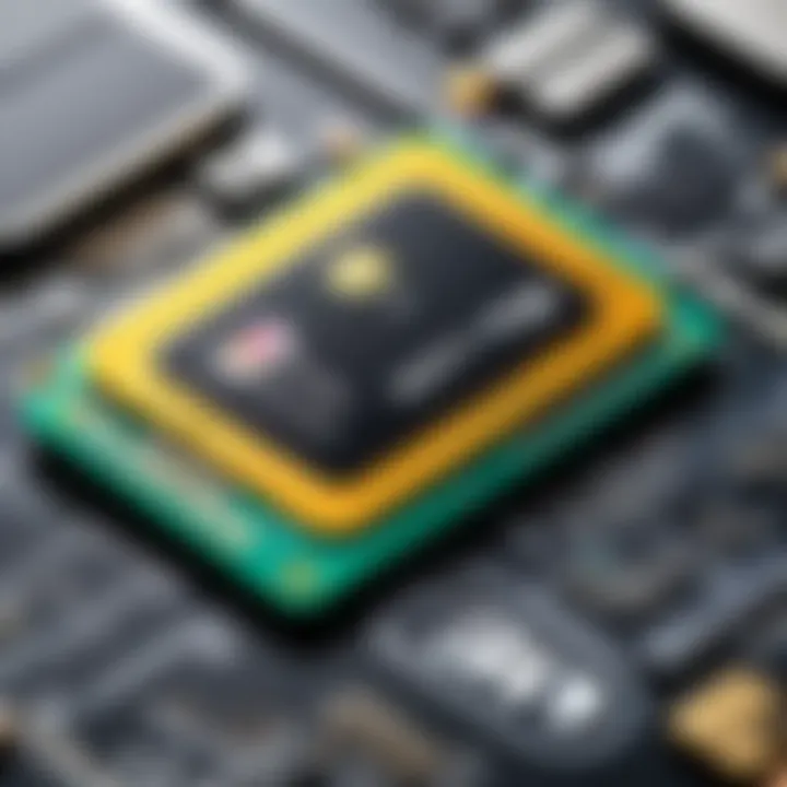 Infographic showcasing various applications of GSM cards in industries