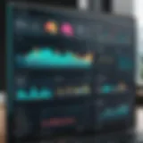 Visual representation of Kibana dashboard showcasing data analytics