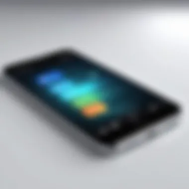 Mobile Push Notifications on Smartphone Conceptual illustration of mobile push notifications on a smartphone screen