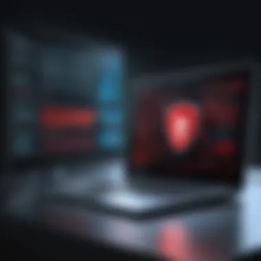 Legal Implications of Ransomware Visual representation of legal implications surrounding ransomware