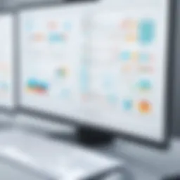 Visual representation of organizational workflows