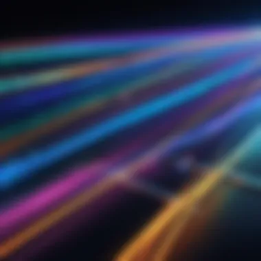 Applications of Multimode Optical Fibers Infographic showcasing the applications of multimode optical fibers in networking.