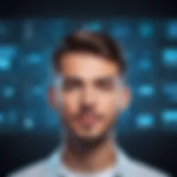 Conceptual representation of personalization technology in digital marketing.