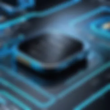 Future Trends in Product ID Scanning Technology A futuristic representation of trends in product ID scanning technology.