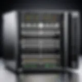 Illustration of rack mount server dimensions