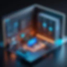 Illustration depicting role-based access control architecture