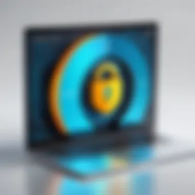Concept of Single Sign-On Portals Illustration depicting the concept of Single Sign-On portals