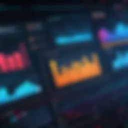 Graphical representation of data trends in business analytics