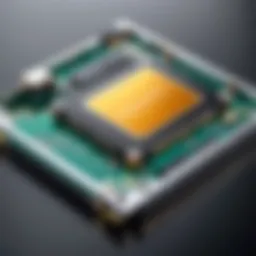 Internal structure of an SSD hard drive showcasing its components