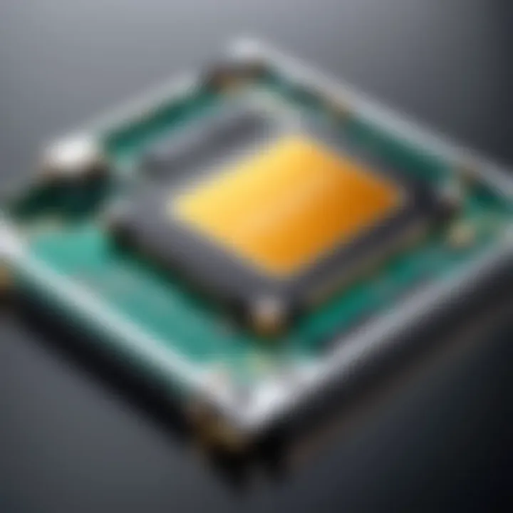 Internal structure of an SSD hard drive showcasing its components