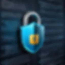 Visual representation of SSL encryption process