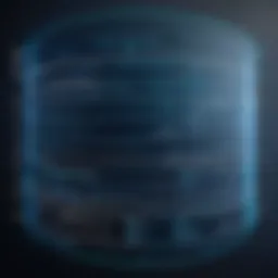 Illustration of a relational database structure