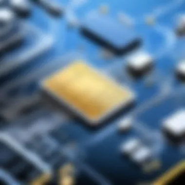 Device Connectivity via SIM Card Illustration depicting the connection between a device and a cellular network through a SIM card