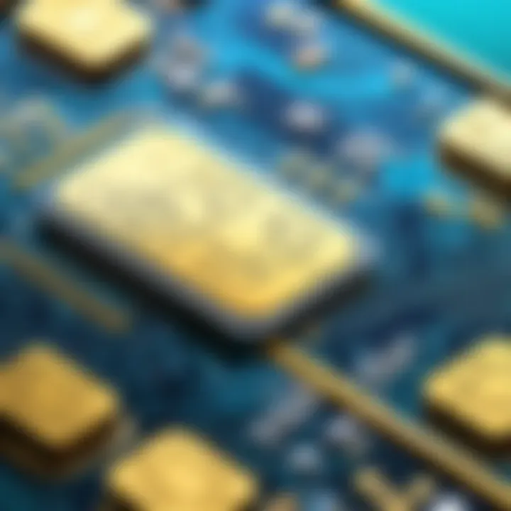 Visual representation of security measures integrated within modern SIM cards