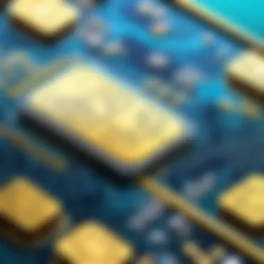 Security Features of SIM Cards Visual representation of security measures integrated within modern SIM cards