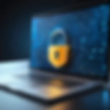Secure Online Environment A secure online environment emphasizing privacy and data protection.