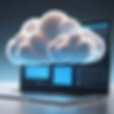 Cloud Storage Upload Example Screenshot of a cloud storage service with upload feature
