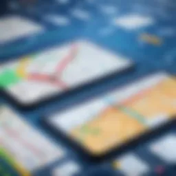 Detailed representation of GPS technology