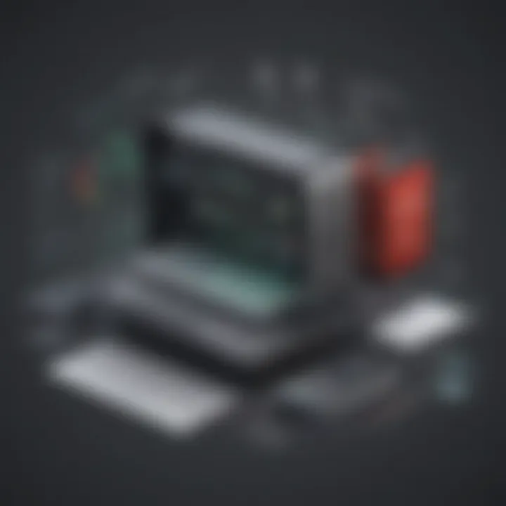 Illustration depicting Veritas Backup Exec interface