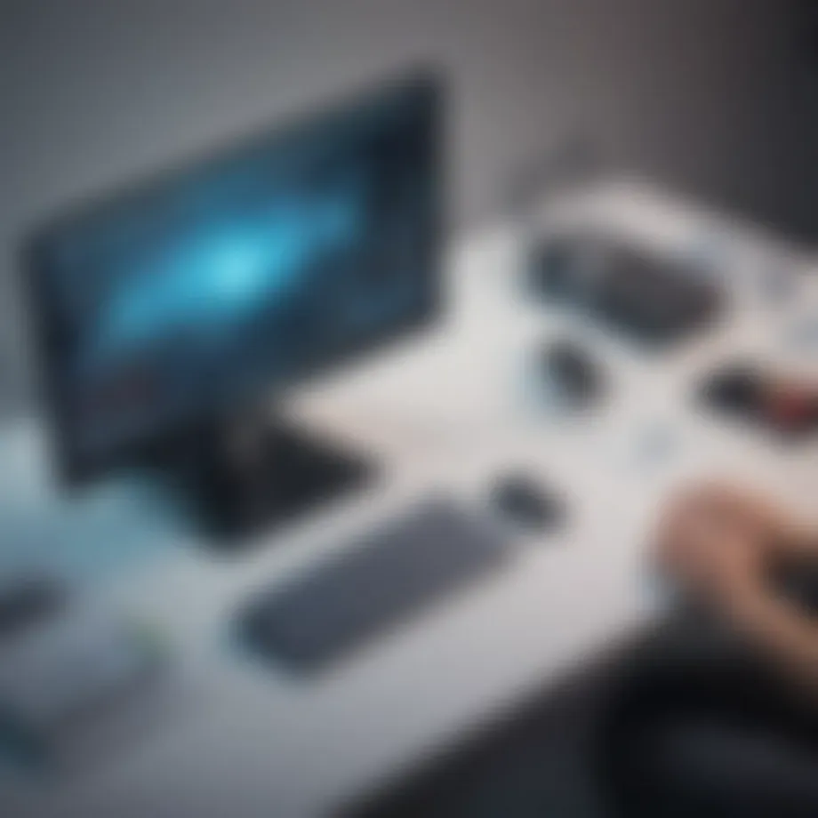 Virtual Desktop Infrastructure Conceptual Visualization