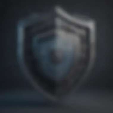 Guardian of Information: WGU Cyber Security Shield Shield symbolizing cyber security
